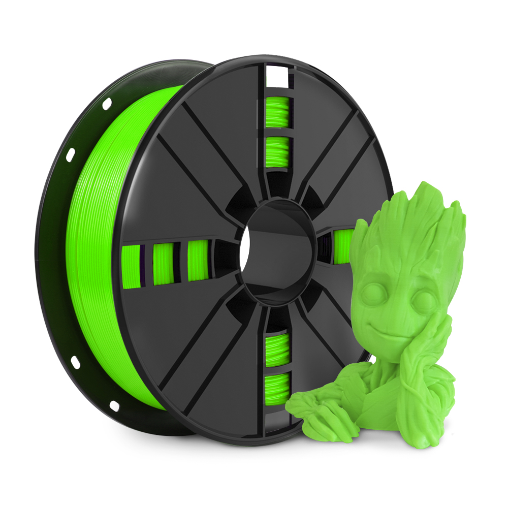 Pla printer filament green color