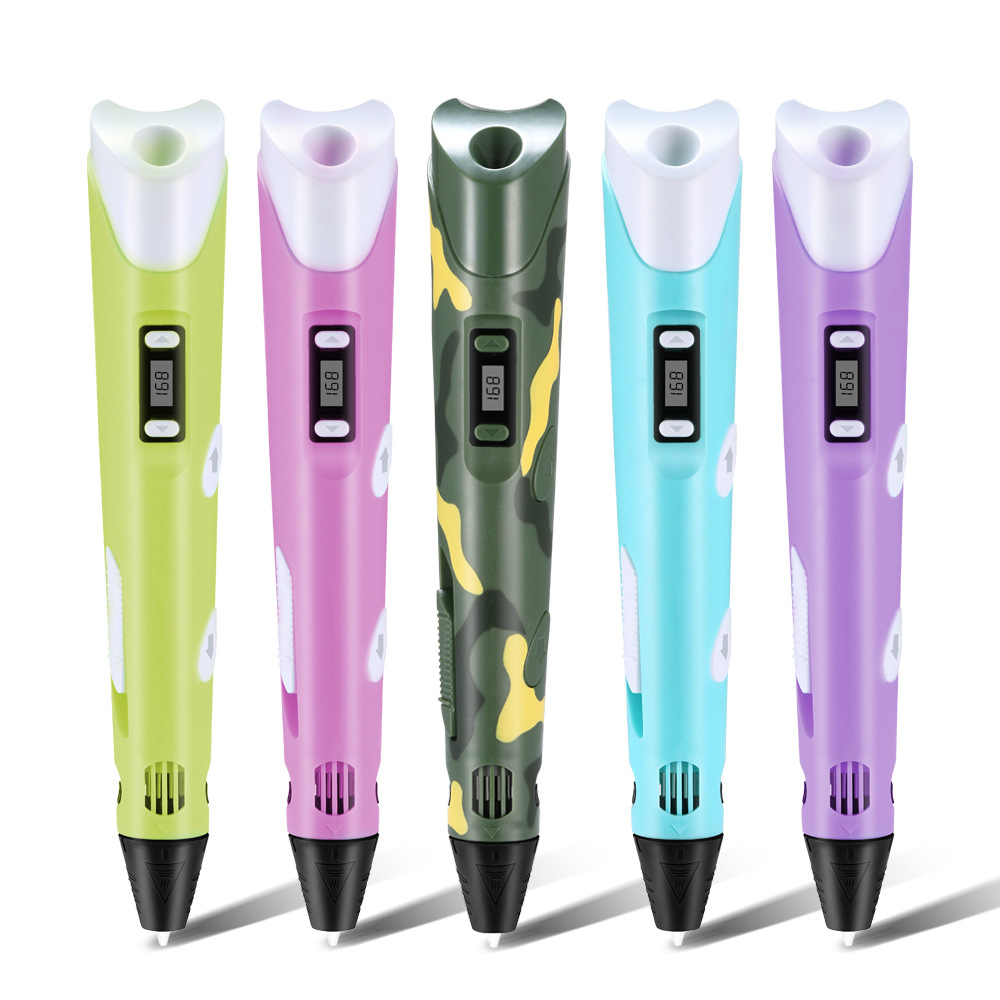 DIY 3D Drawing Printing Pen with LED Screen- Creative Toy Gift For Kids