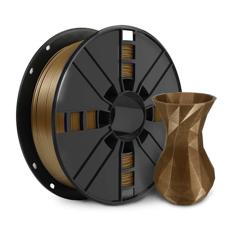 1.75mm 1kg Gold PLA 3D Printer Filament