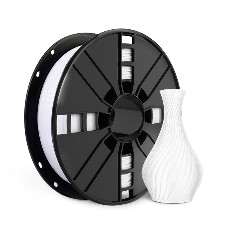 1.75mm white PETG Filament for 3D printing